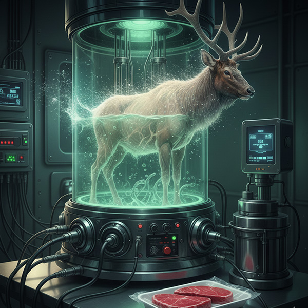 Bio elk meat 