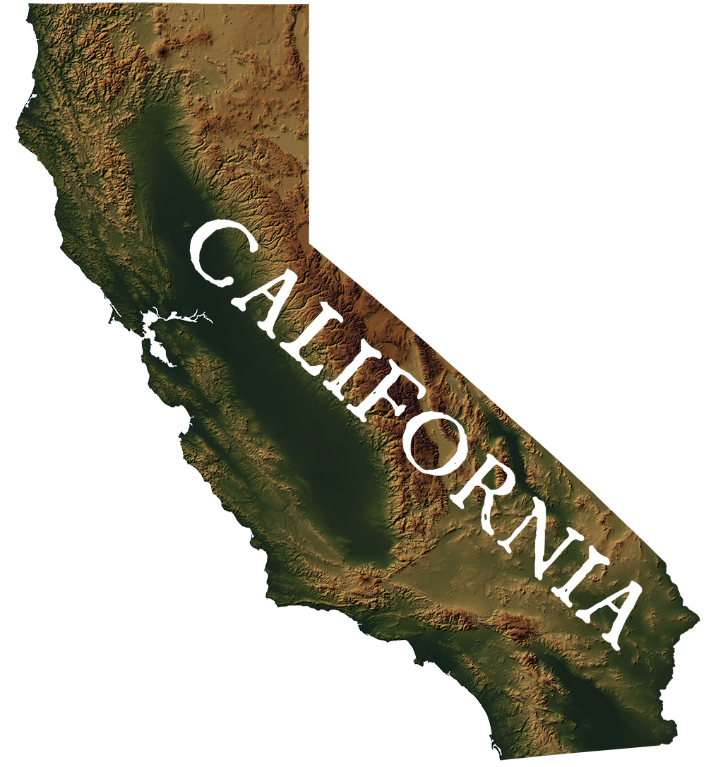 California State Records Map