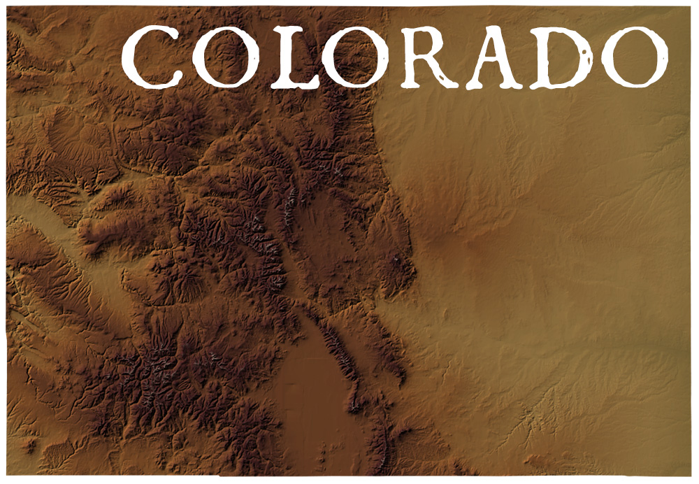 Colorado State Records Map