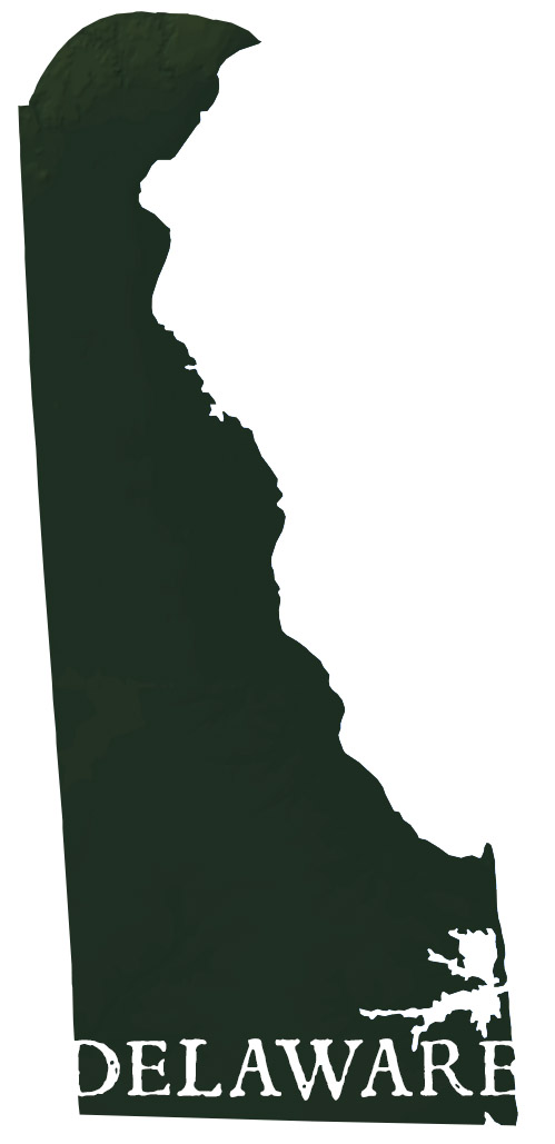 Delaware State Records Map