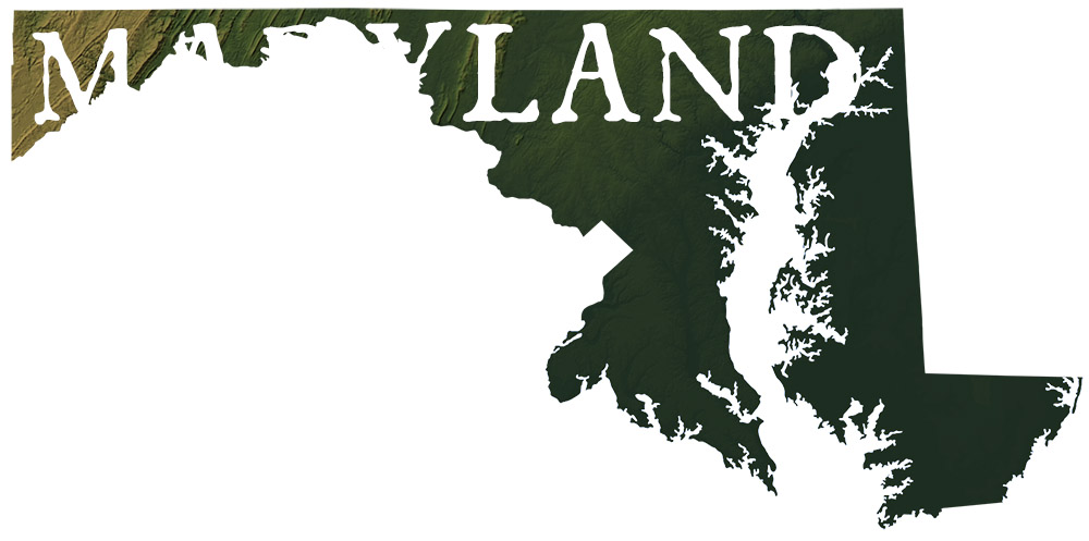 Maryland State Records Map