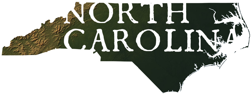 North Carolina State Records Map