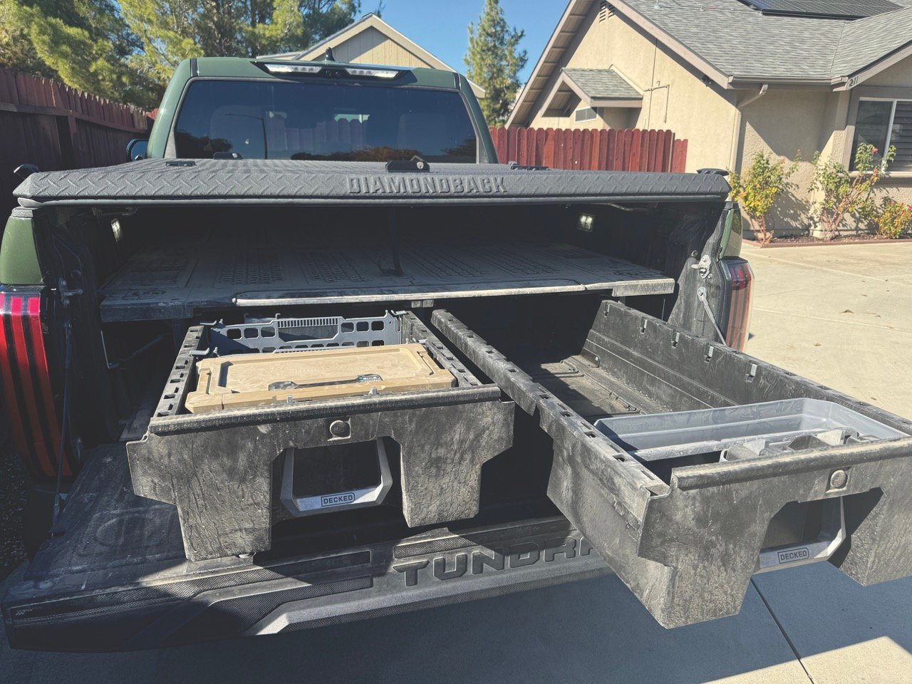 truck bed storage