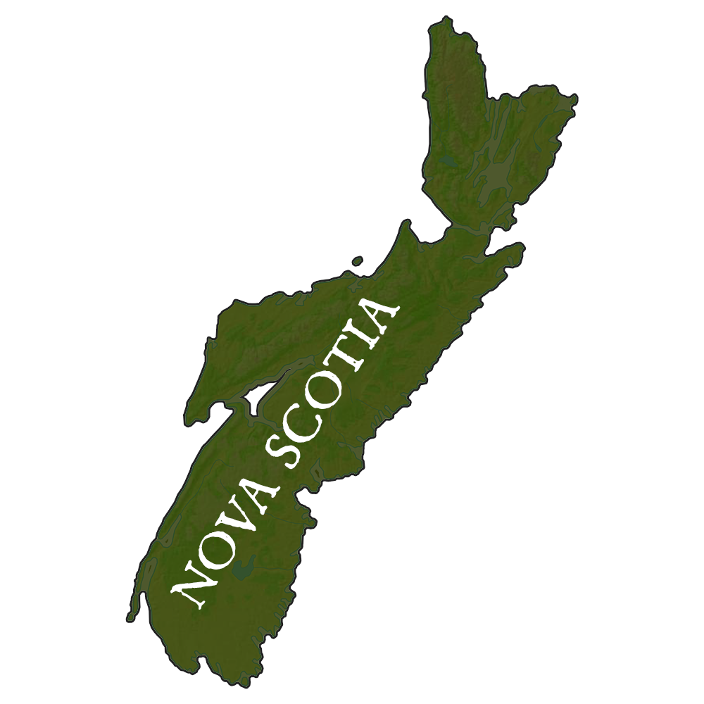 Nova Scotia Provincial Records Map