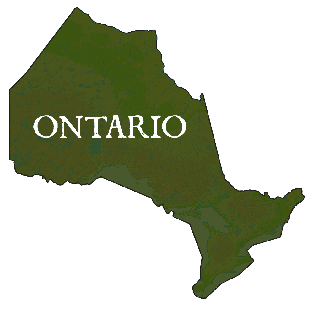 Ontario Provincial Records Map