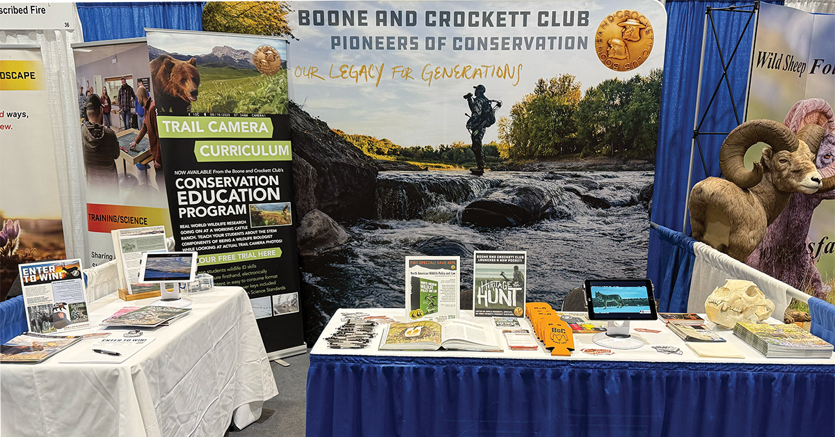 B&C booth setup